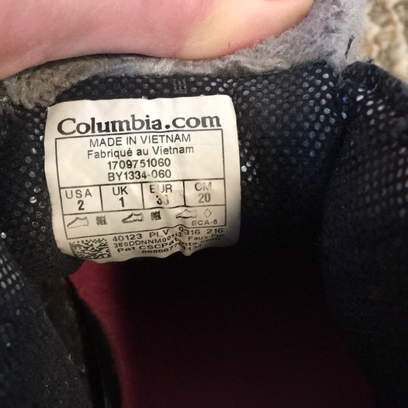 Columbia snow boots grey pink 2 - Picture 8 of 11